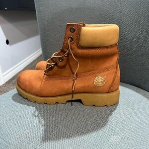 Timberland Men’s Brown and Tan Boots